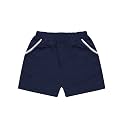 A.T.U.N. (ALL THINGS UBER NICE) Girl's Boho Shorts (GSHT BHO_Mustard-Navy_8-9 Years)