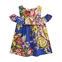 A.T.U.N. (All Things UBER Nice) Girls Cotton Empire Waist Knee Length Sleeveless Casual Dress