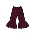 A.T.U.N. (ALL THINGS UBER NICE) Girls Stylish Regular Casual Ruffle Pants Wine