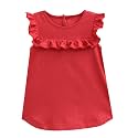 A.T.U.N. (ALL THINGS UBER NICE) Girls Solid Casual Top Red