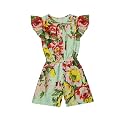 A.T.U.N. (ALL THINGS UBER NICE) Girls Floral Printed Cotton Above The Knee Jumpsuit