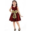 A.T.U.N. (ALL THINGS UBER NICE) Girl's Skater Knee Length Sleeveless Sonya Stylish Party Dress