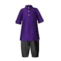 A.T.U.N. (ALL THINGS UBER NICE) Boy's Polyester Solid Full Sleeve Pathani Suit Set | Kurta and Pyjama Set | Ethnic Clothing Set for Festival and Special Occasion | 2 Piece Set