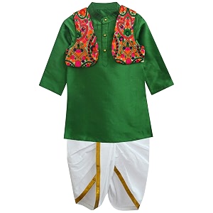 atun boys39 regular fit dhoti kurta amp jacket