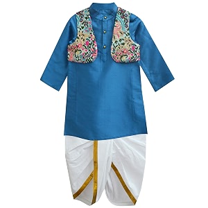 atun boys39 regular fit dhoti kurta amp jacket