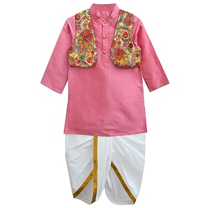 atun boys39 regular fit dhoti kurta amp jacket