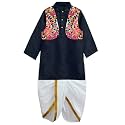 A.T.U.N. Boys' Regular Fit Dhoti Kurta &amp; Jacket