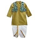 A.T.U.N. Boys' Regular Fit Dhoti Kurta &amp; Jacket