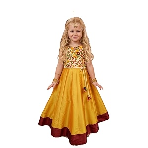 atun all things uber nice girls maxi embroidered sleeveless anarkali gown dress  traditional ethnic wear gown for festival and special occasions