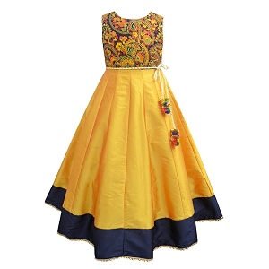 atun all things uber nice girls maxi embroidered sleeveless anarkali gown dress  traditional ethnic wear gown for festival and special occasions