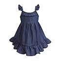 A.T.U.N Girl39s Denim Empire Waist Knee-Length Casual