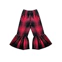 A.T.U.N. (ALL THINGS UBER NICE) Girls Stylish Regular Casual Ruffle Pants Red-Black