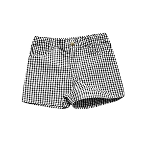 atun all things uber nice girls striped mid thigh length shorts