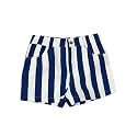 A.T.U.N. (ALL THINGS UBER NICE) Girls Striped Mid Thigh Length Shorts