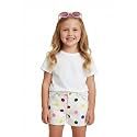 A.T.U.N. (ALL THINGS UBER NICE) Girls Striped Mid Thigh Length Shorts