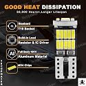 T10 Type B W5W LED Bulbs Canbus 4014 26SMD White/Red/Amber– Universal 12V Car Interior, License Plate (1 Pair) (Blue)