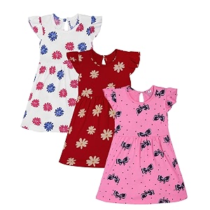 T2F Baby Girls Printed A-Line Dress