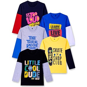 T2F Boys Cotton Regular Fit Full Sleeve