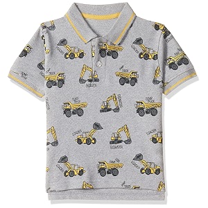 T2F Boys Cotton Regular Fit T-Shirt