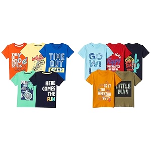T2F Boys Cotton Regular Fit T-Shirt Pack