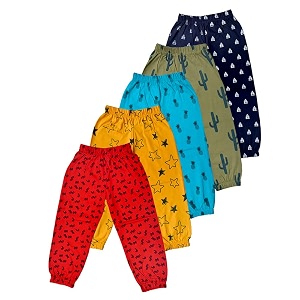 t2f boy39s cotton regular fit printed track pant pack of 5