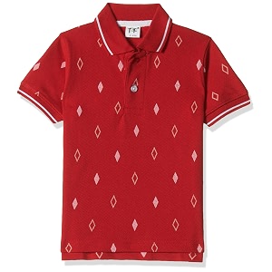 T2F Boys Cotton Regular Fit T-Shirt