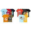 T2F Boy39s Cotton Regular Fit T-Shirt Pack
