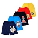 T2F Boy39s Printed Cotton Regular Fit ShortsPack