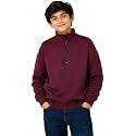 T2F Boys Cotton High Neck Oversized Fit