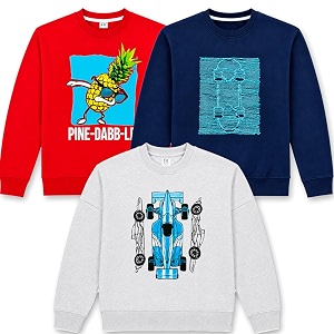 T2F Boys Cotton Printed Oversized Fit DropShoulder