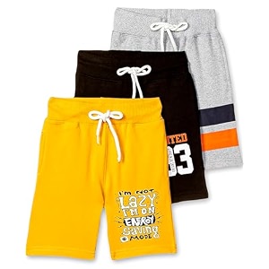 T2F Boys Cotton Printed Shorts with Two