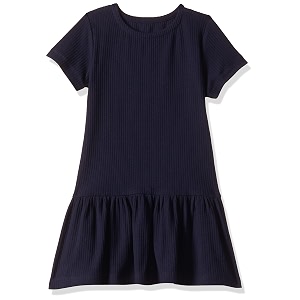 T2F Girls Cotton A-Line Knee-Length Dress