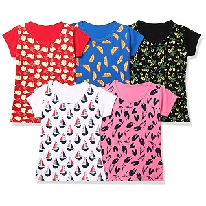 T2F Girls Regular Fit T-Shirt