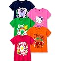 T2F Girls Regular Fit T-Shirt Pack of