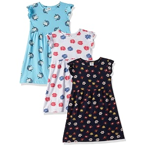 T2F Girls Casual Knee-Length Dress