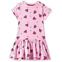 T2F Girls Cotton A-Line Knee-Length Casual Dress
