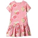 T2F Girls Cotton A-Line Knee-Length Casual Dress
