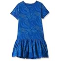 T2F Girls Cotton A-Line Knee-Length Casual Dress