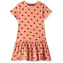 T2F Girls Cotton A-Line Knee-Length Casual Dress