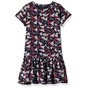 T2F Girls Cotton A-Line Knee-Length Casual Dress
