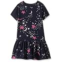 T2F Girls Cotton A-Line Knee-Length Casual Dress