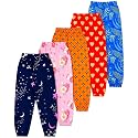 T2F Girls Cotton Regular Fit Printed Track