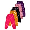 T2F Girls Cotton Regular Fit Printed Track