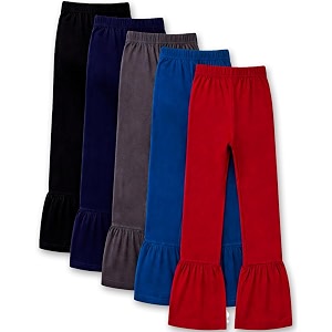 T2F Girls Flared Leggings Pack of 5