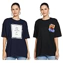 T2F Women39s Cotton Regular T-Shirt Pack of