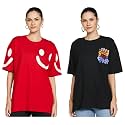 T2F Women39s Cotton Regular T-Shirt Pack of