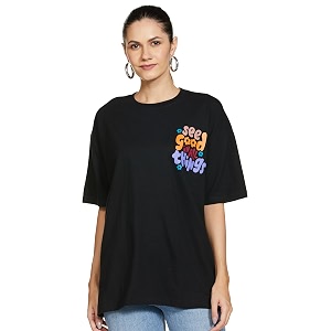 t2f women39s cotton oversized fit t-shirt pack of 3