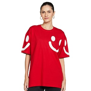 t2f women39s cotton oversized fit t-shirt pack of 3