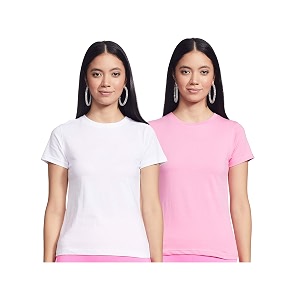 T2F Womens Polyester Regular Fit T-Shirt