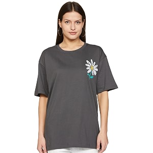 t2f women39s cotton oversized fit t-shirt pack of 3
